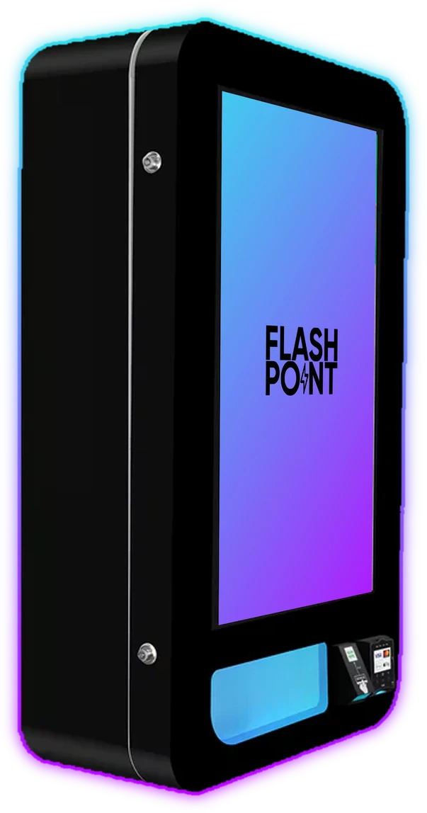Flashpoint slim wall-mounted vending machine